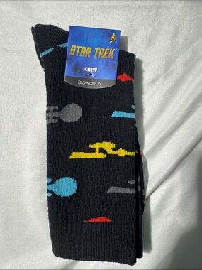 Bioworld Star Trek Crew Socks | NWT | Loot Crate Exclusive Trekkie